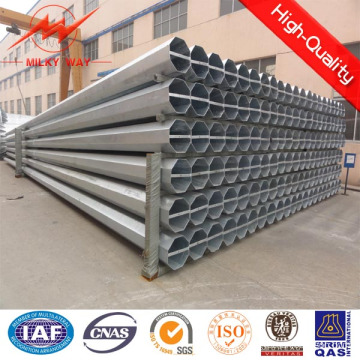 Philippines 25-45FT Galvanized Steel Electrical Pole for Transmission Line